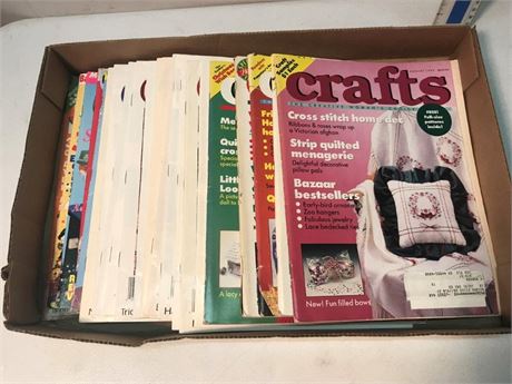 Flat of Craft Magazines