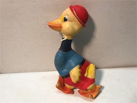1950's Rempel Mr Squeaker Walking Duck Toy