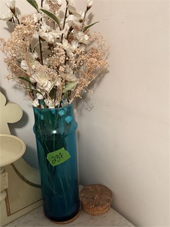 Glass Vase and Flowers