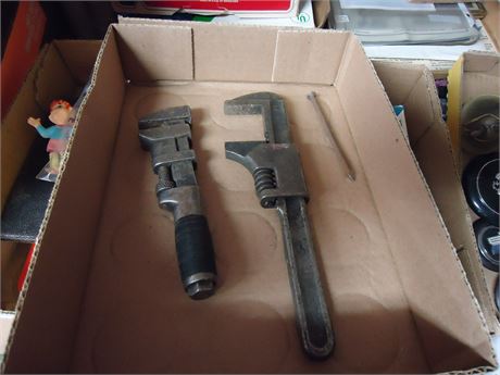 Vintage adjustable wrenches