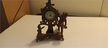 Vintage Cast Iron Clock