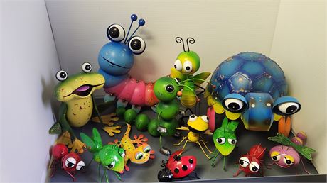 Lot Of Various Size Metal Bugs