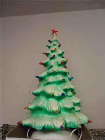 Plastic Christmas tree