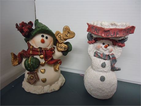 Various Snowman Decorations