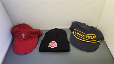 Goodyear Hat & Ohio State Hats