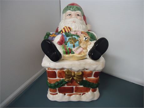 Santa Cookie Jar
