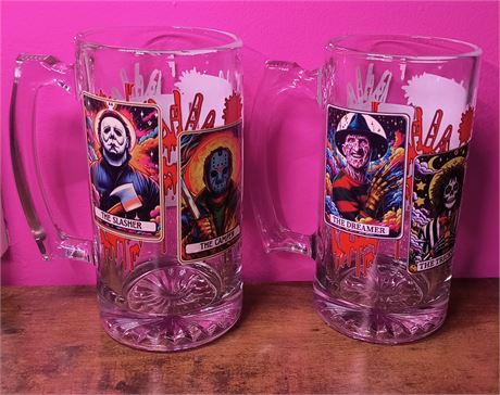 Horror Themed Beer Glasses