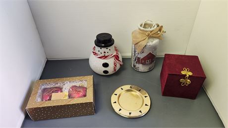Waterford Ornament & Misc. Christmas Decorations