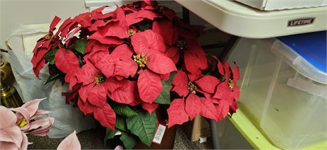 Christmas Artificial Poinsette Decoration