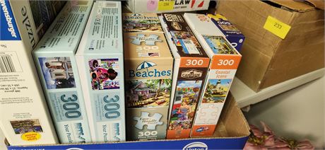 Lot Of Various Puzzles