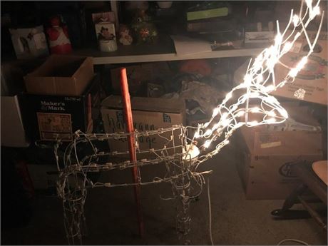 Yard Lighted Deer (#1)