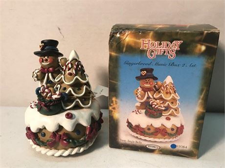 Young's Holiday Gifts Gingerbread Music Box