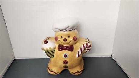 11 1/2 In. Vintage Gingerbread man Cookie Jar