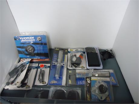 7 WayTractor Plug & Marine Water Pressure Kit & Chargers & Misc.