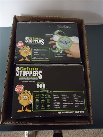 Grime Stoppers Heavy Duty Hand Wipes