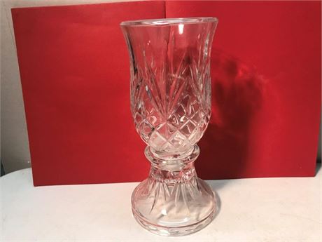 Lead Crystal Glass Candleholder