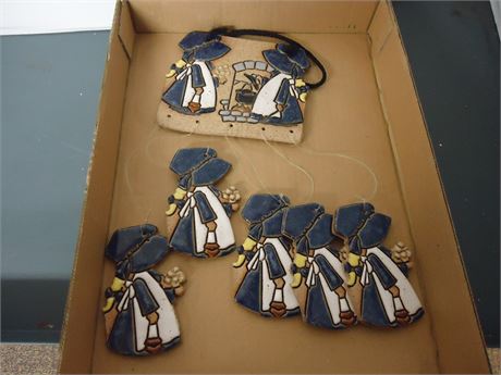 Amish Girl Windchime