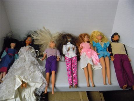 Lot Of Barbies & Misc. Dolls