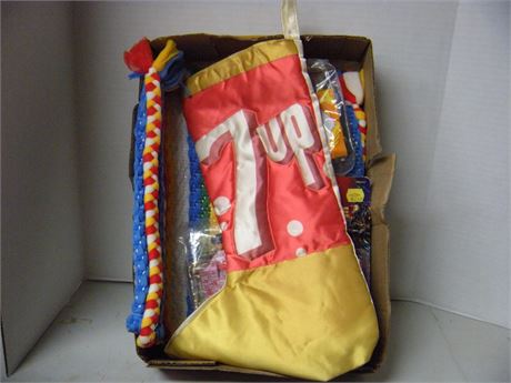 7-Up Stocking & Misc. Toy & Collectables