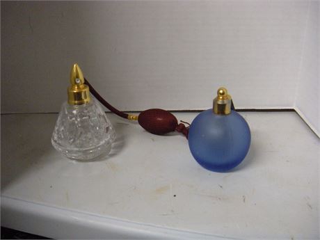 2 Decorative Perfume Bottles