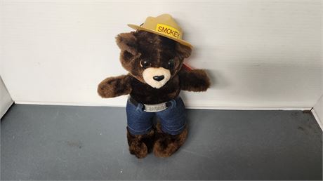 Vintage Smokey The Bear Plush Toy