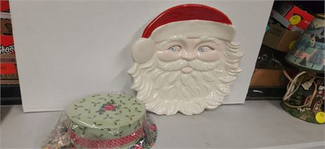 Santa Platter & Misc.