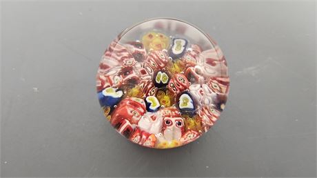 Vintage Glass Paperweight
