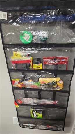 Various Fishing Tackle & Storage Holder