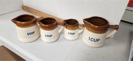 Pottery Measuring Cups