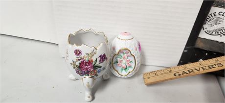 One Piece Marked Lenox Glassware & One Unmarked Piece Of Glassware