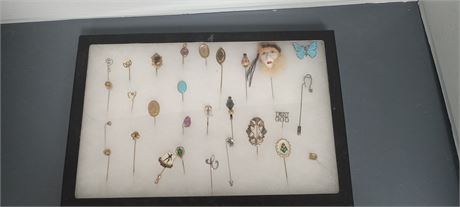 Variety Of Vintage Stickpins