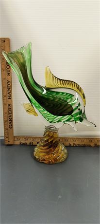 Murano Art Glass Sculptured Fish