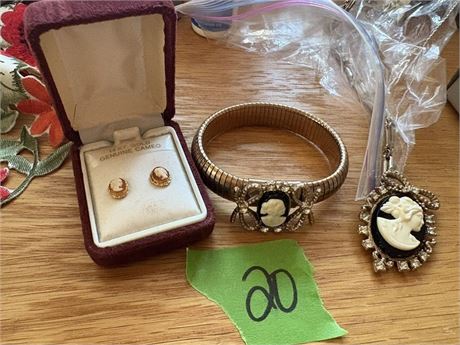 Jewelry, Vintage Cameo