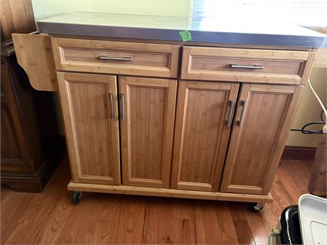 Kitchen Island Cabinet on Wheels, Very Nice