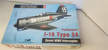 Polikarpov I-16 Type 24 Soviet WWII Interceptor Model Kit