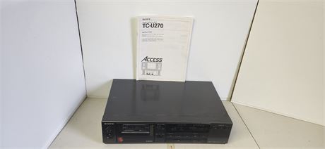 Sony Stereo Cassette Deck TC-U270