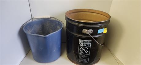 Metal & Plastic Buckets