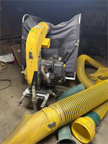 Cyclone Rake Jet Path Vacuum System