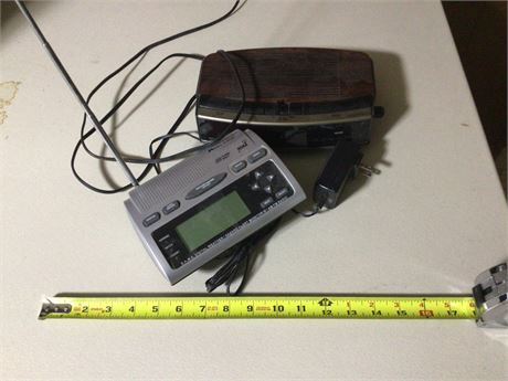 2 - Radios - One has Weather Alert
