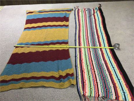 2 Afghan Blankets