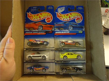 6 Vintage Hot Wheels