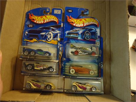6 Vintage Hot Wheels