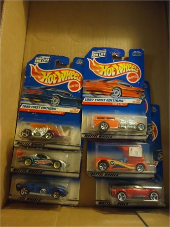 6 Vintage Hot Wheels