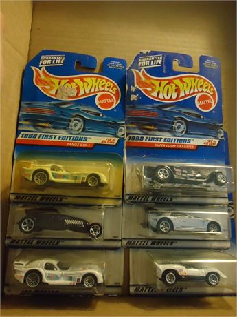6 Vintage Hot Wheels