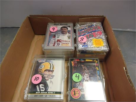 Football & Racing & Basketball Collector Cards