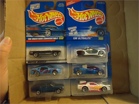 6 Vintage Hot Wheels