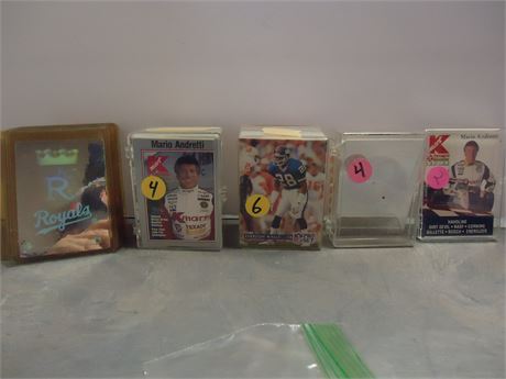 Racing & Baseball & Football Collector Cards