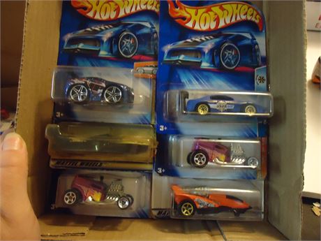 6 Vintage Hot Wheels