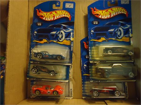 6 Vintage Hot Wheels