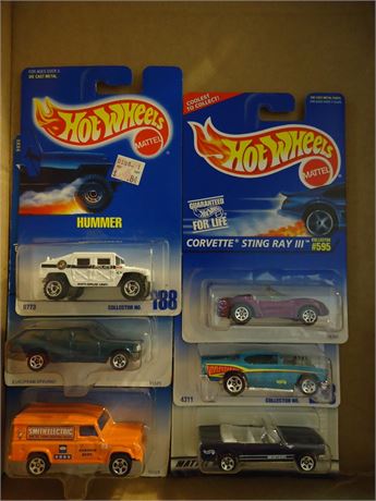 6 Vintage Hot Wheels